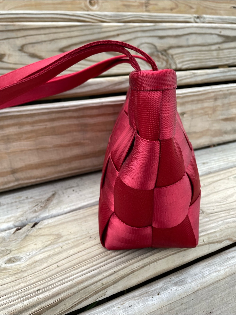 Harvey’s seatbelt Burgundy Tote Bag - Picture 5 of 8
